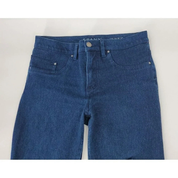 SPANX Blue The Slim X Super Skinny Jeans Jeggings Style FD0114 Size 29 (8) - Picture 3 of 12